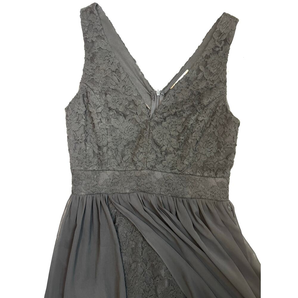 Altar'd State Womens Semi Formal Black Dress Sz Small Lace Sheer AS IS - Picture 2 of 7